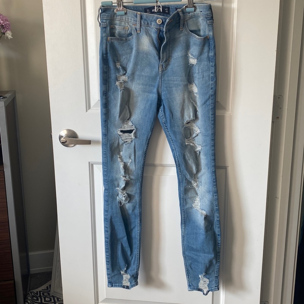 Holister Curvy High-Rise Super Skinny Jeans